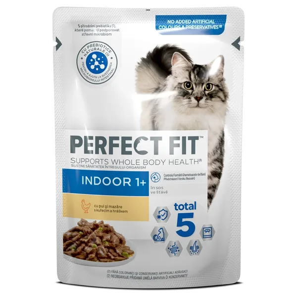 PERFECT FIT Indoor vista ar zirņiem, 85g (maisiņš)