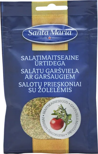 Piedeva salātiem ar garšaugiem Santa Maria 30g