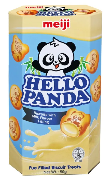 Piena cepumi MEIJI HELLO PANDA, 50g