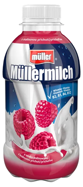 Müller Piena dzēriens ar aveņu garšu 400g