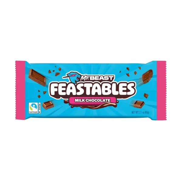 Piena šokolāde FEASTABLES, 60g