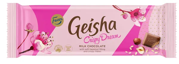 Piena šokolāde Geisha Crispy Dream 100g