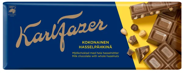 Šokolāde Fazer ar veseliem riekstiem 200g