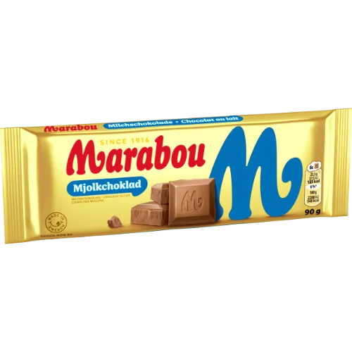 Piena šokolāde MARABOU, 90g