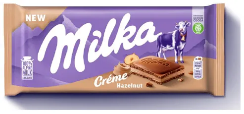 Šokolāde MILKA Hazelnut Creme 85g