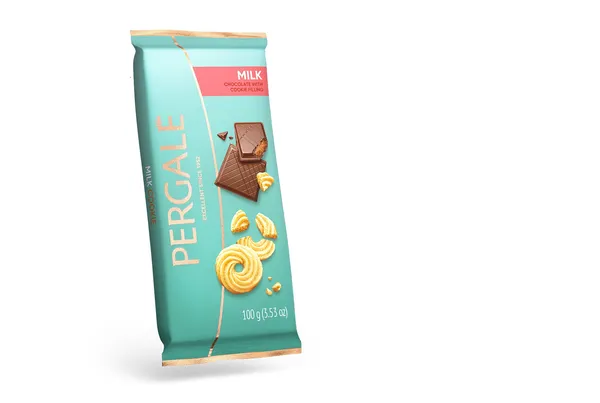 Piena šokol. Pergale ar cepumu pildījumu 100g