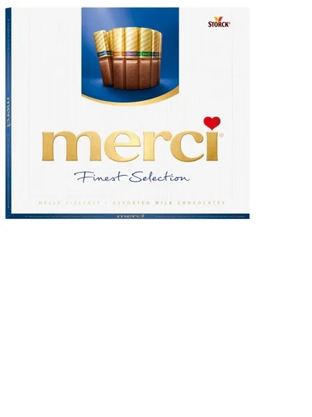 Piena šokolādes izlase Merci 250g