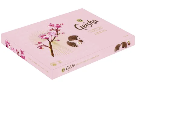 Piena šokolādes konfektes GEISHA Fazer, 185g