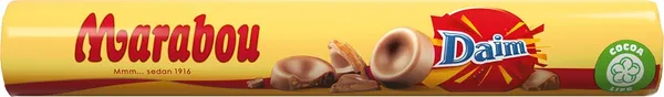 Piena šokolādes konfektes MARABOU Daim Roll, 67 g