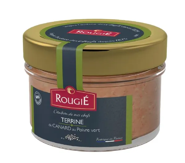 Pīle terīne ar zaļo piparu, stikla burkā, 180g