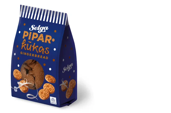 Piparkūkas mīkstās SELGA Zvaigznītes 250g