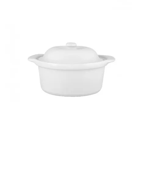 Podiņš Festival White, sautēšanai, ar vāku, keramika, 750ml, 1gab