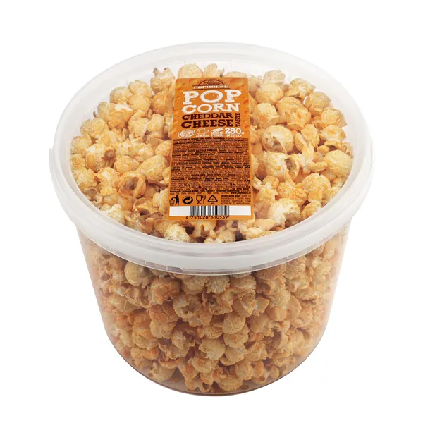 Popkorns POPHOUSE, ar čedaras siera garšu, spainī, 250g