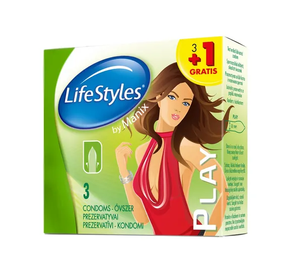 Prezervatīvi LifeStyles by Manix "Play" N3+1