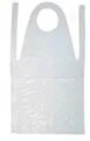 Priekšauti polietilēna, 810x1250, (vienr.), balti, 50 gab.