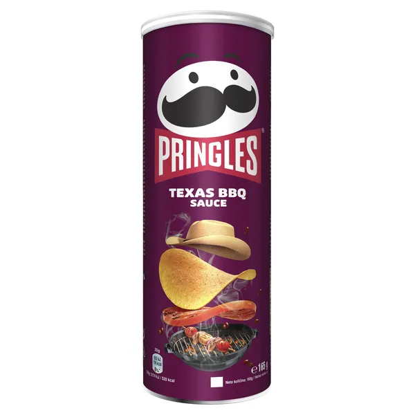 Čipsi Pringles ar barbekjū garšu 165g