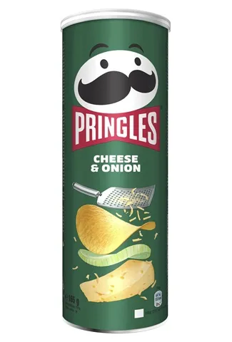 Čipsi Pringles ar sieru un sīpoliem 165g
