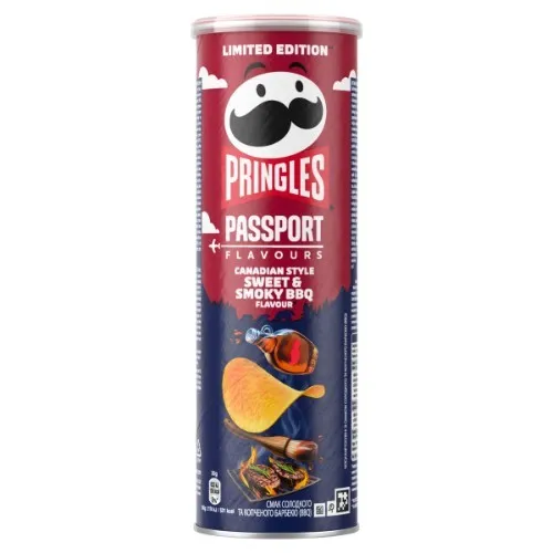 PRINGLES Canadian Maple BBQ 165g