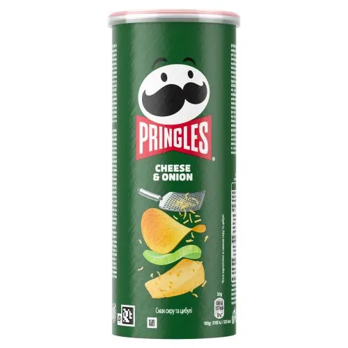 PRINGLES Cheese & Onion, 125 g
