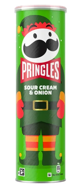 PRINGLES Sour Cream & Onion Xmas, 185 g
