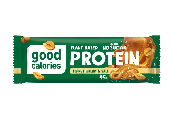 Proteīna batoniņš ar sālītiem zemesriekstiem un datelēm GOOD CALORIES, 45g