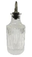 Pudele, ar piltuvi, stikls, 230 ml, gab