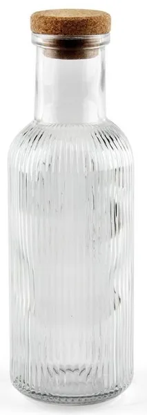 Pudele Mediterian, ar vāciņu, stikls, 1l, D 8,7 cm, H 27,8 cm