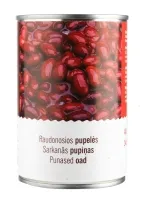 Pupiņas sarkanas, bundžā, 400g/240g