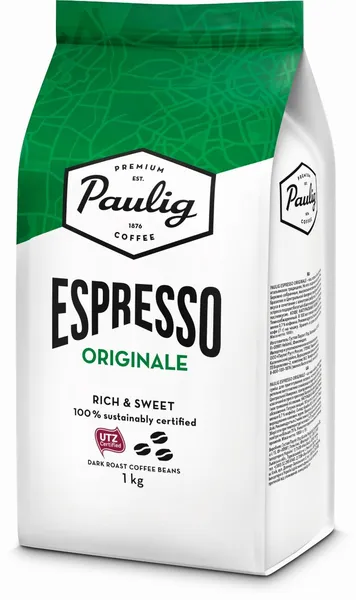 Pupiņu kafija PAULIG Espresso Originale, 1 kg