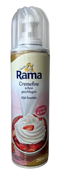 Pūšamais putukrējums RAMA, 25%, 250ml