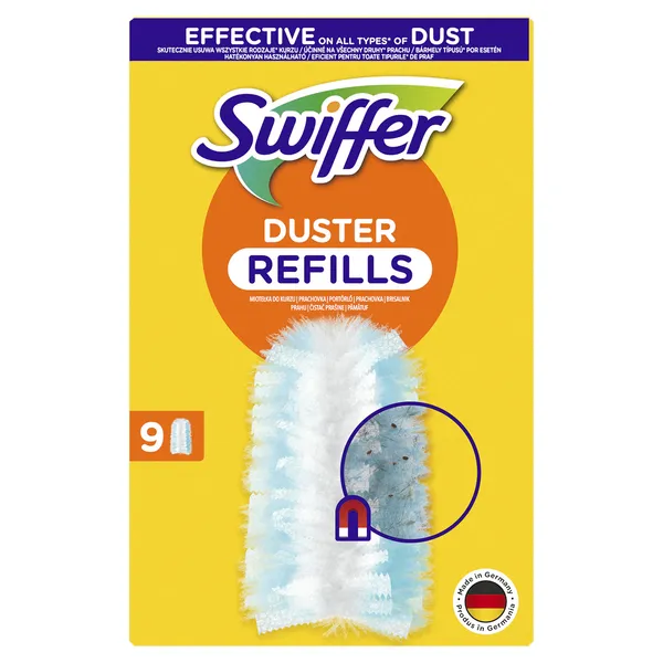 Putekļu slotas SWIFFER uzpilde, 9gab