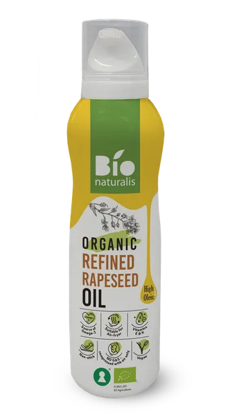 Rapšu eļļa rafinēta BIONATURALIS BIO, izsmidzināma, 200ml