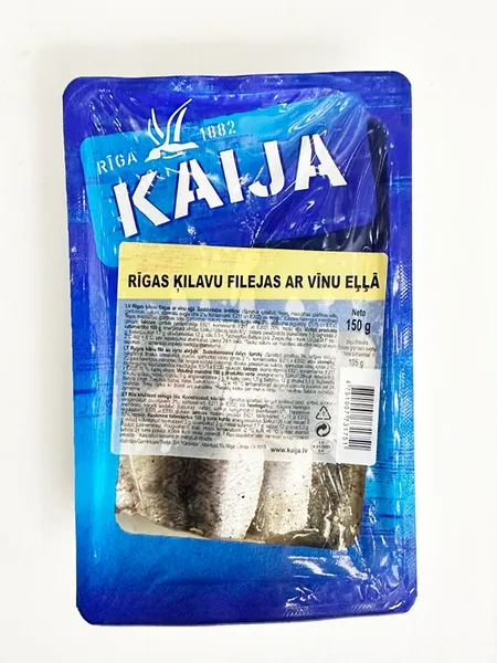 Rīgas Ķilavu filejas ar vīnu eļļā KAIJA, 150 g