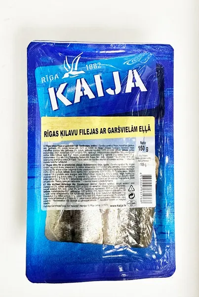 Rīgas Ķilavu filejas garšvielās eļļā KAIJA, 150 g