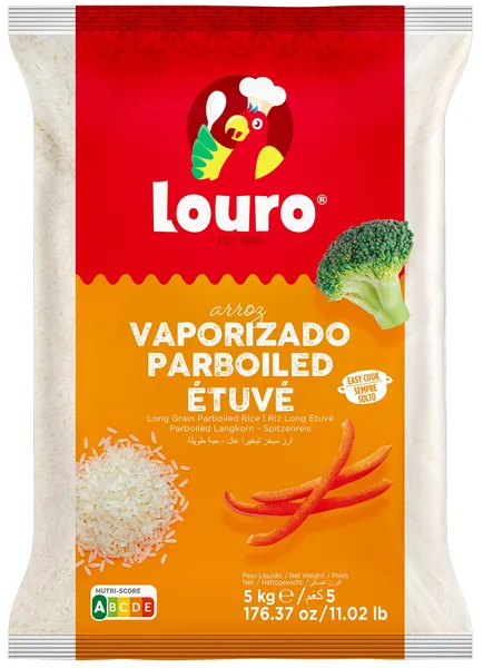 Rīsi ar tvaiku apstrādāti LOURO, 5kg