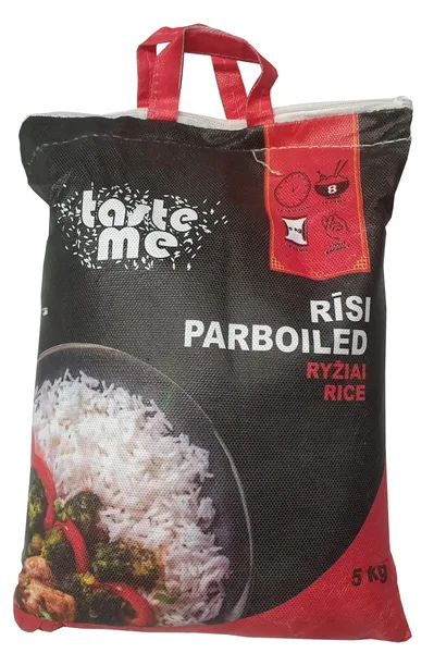 Rīsi ar tvaiku apstrādāti TASTE ME, 5kg