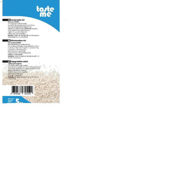 Rīsi gargraudu TASTE ME, 5kg