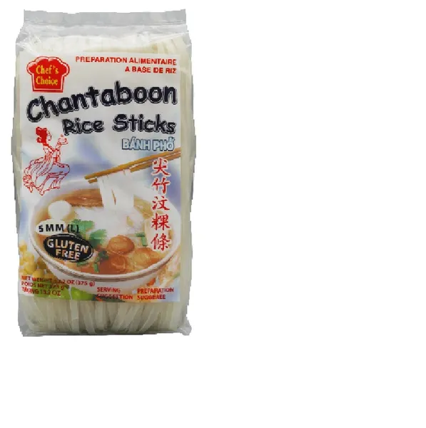 Rīsu nūdeles CHEFS CHOICE, 5mm, 375g