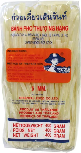 Rīsu nūdeles FARMER, 5 mm, 400g