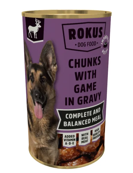 Rokus ar medījuma gaļu suņiem game 1240g