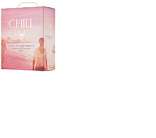Rozā vīns CHILL OUT California Shiraz Rose, pussauss, 14%, BIB, 3l