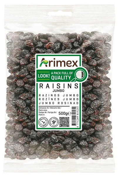 Rozīnes ARIMEX Jumbo Flames 500g