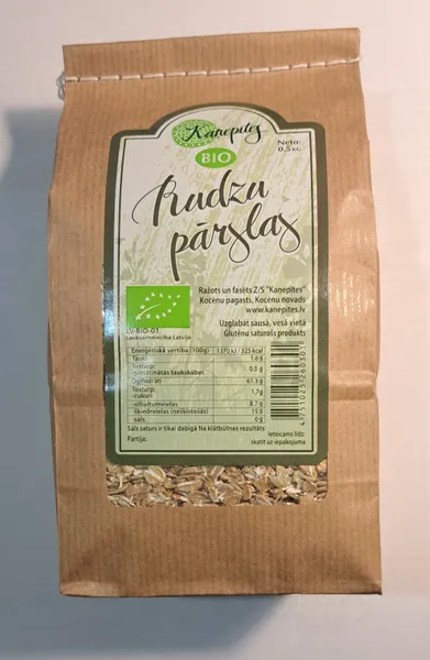 Rudzu pārslas BIO KAŅEPĪTES, 500g