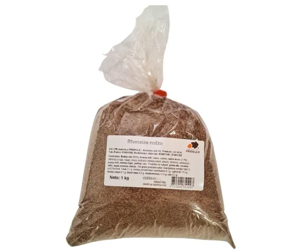 Rudzu rīvmaize 1kg