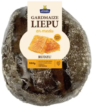 Rudzu un kviešu miltu maize ar medu GARDMAIZE, 500g