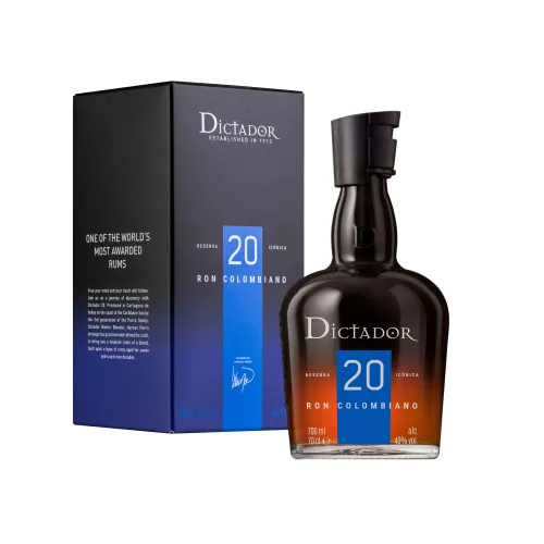Rums DICTADOR 20 Blend, 40% 700ml (kastē)