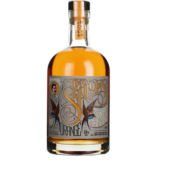 Rums ROCKSTAR TWO SWALLOWS Orange & Ginger, 38%, 0.5l
