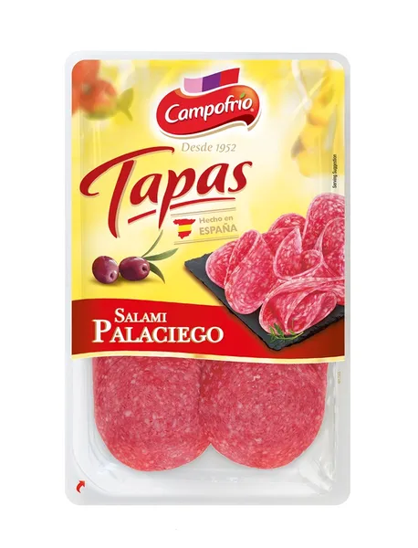 Salami desa CAMPOFRIO TAPAS šķēlēs, 80g