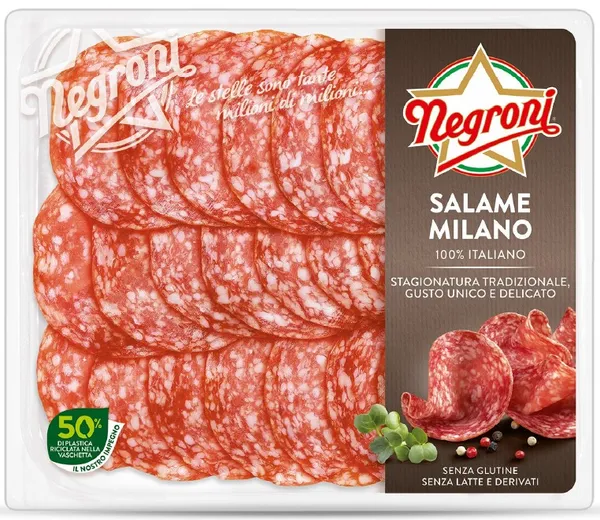Salami NEGRONI Milano, šķēlēs, 100g