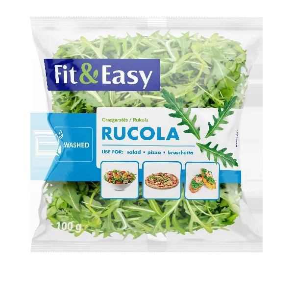 Salāti, rucola"FIT & EASY'', 2.šķ., mazgāti, 100 g, gab